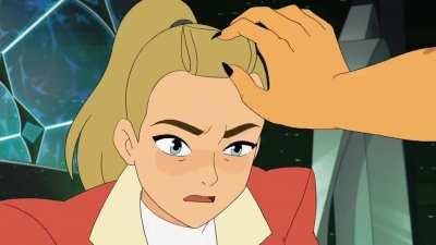 Catra found Adora's power button.