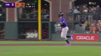 Jung Ho Lee forgets how many outs there are, throws ball into stands.