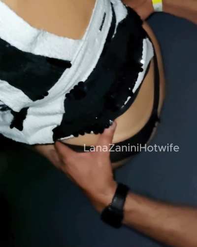 While a stranger fucks me at the gloryhole I suck my husband's cock, the more the merrier