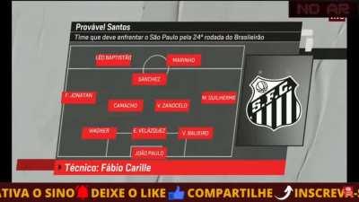Sormani indo para outro mundo no seu TED Talk sobre o Santos... Até que é interrompido...