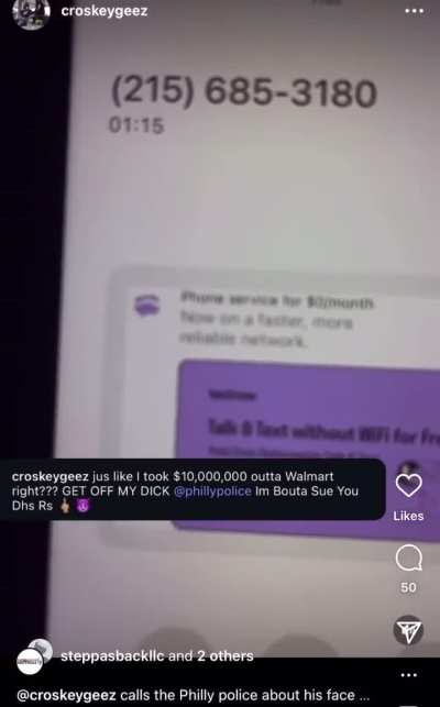 Philly really not real yo 😂 cuz called the law to snap on em 😂😂😂