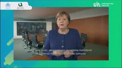 Merkel habla sobre el mandato de Alberto Fernández