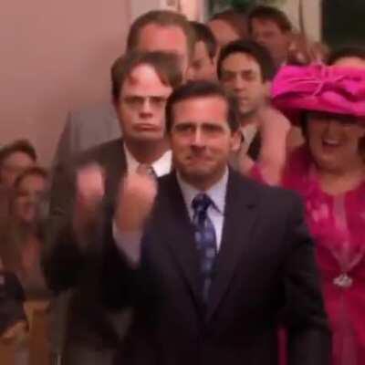 Michael Scott is the king of Dance