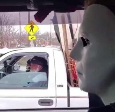 When Meyers suddenly appears next to you and gets to tier 3.