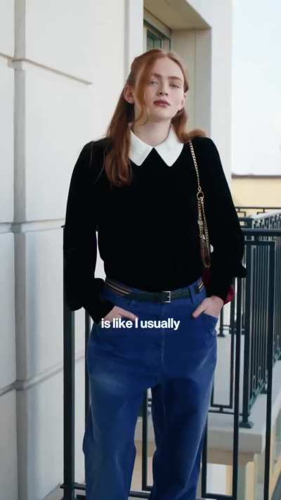 Sadie gets ready for the Prada Spring/Summer 2026 Womenswear Show in Milan - IG September 2025