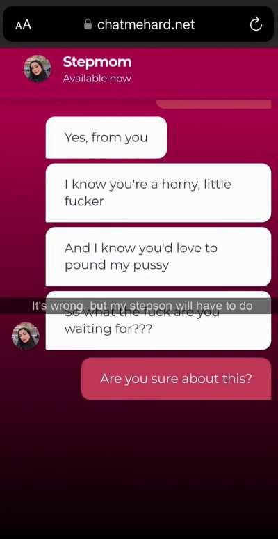 I need it so badly that I don't even care who gives it to me