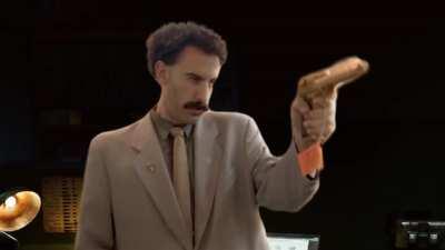 Borat came and visited my hideout!