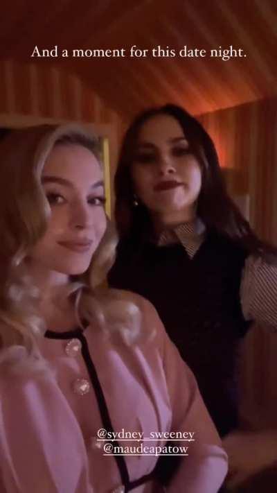 With Maude Apatow at Instyle Party November 14, 2021