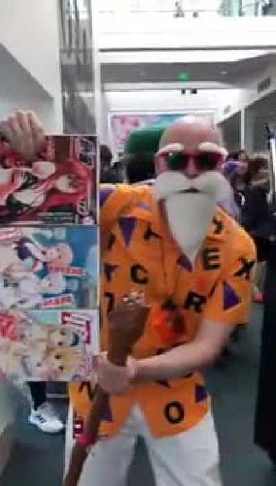 Master Roshi was taught well