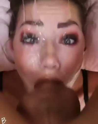 Sloppy throat abuse 🥰🥰