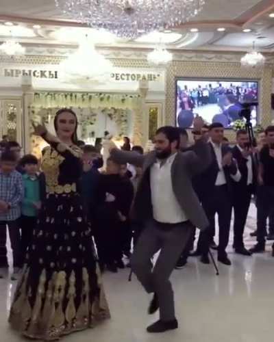 Lezginka, the traditional folk dance of the Caucasus.