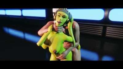 Hera captured by a Stormtrooper