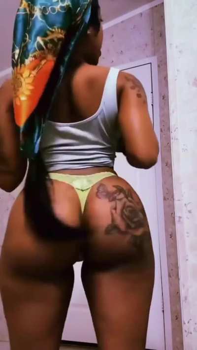 she got thicker.