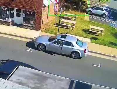 Superb - fire the door open - don't worry about the cars...