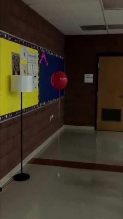 Footage captured by a janitor who works at the King High School in Tampa, which was built over a graveyard