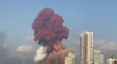 Massive explosion in Beirut port, Lebanon