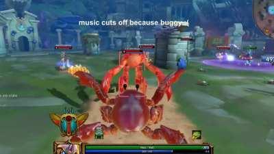 When 2 khepri's meet with the Crab Rave skin