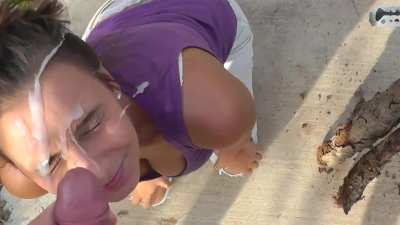 Nicely tanned facial compilation  