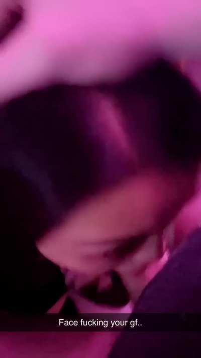 Getting face fucked like a good girl