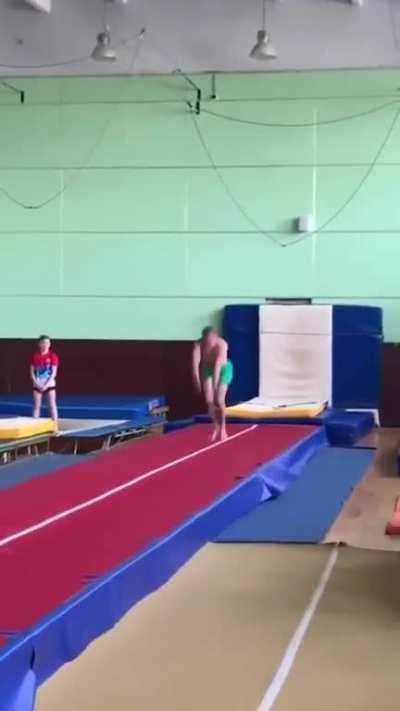 Insane tricking (found on r/tricking)