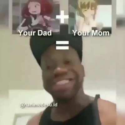 Blursed Anime Parents