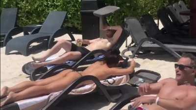 From her mother's IG, cropped to perfection