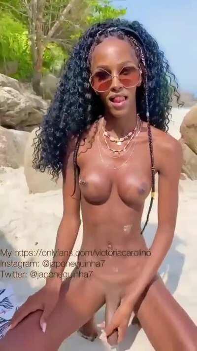 Biggest dick bronze beach babe