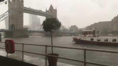 London Thunder From The Terrace At Work