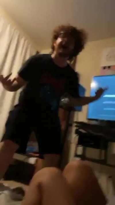 Blacked out last night and played Donda in the front of the hoes