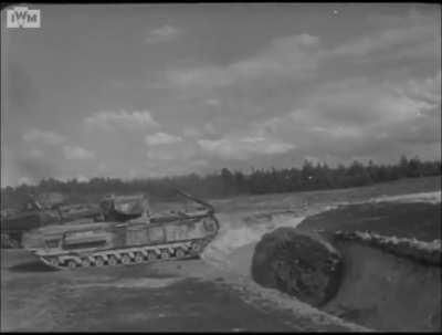 Churchill deploys a massive bundle of sticks