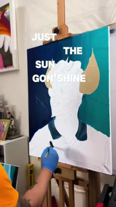 Davis oil painting portrait