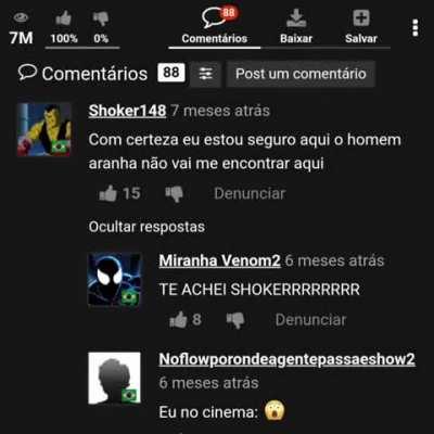 Isso é cinema..