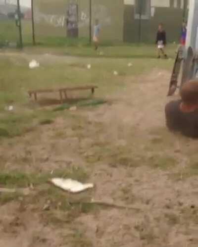 Front flip into a face plant