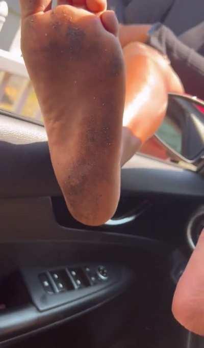 Are you gonna come clean our dirty soles or we have too force you !!