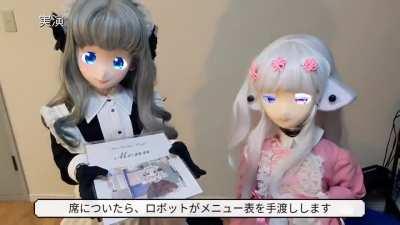 This is a robot anime maid