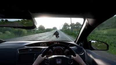 Melina runs you over with a Honda and calls you Maidenless