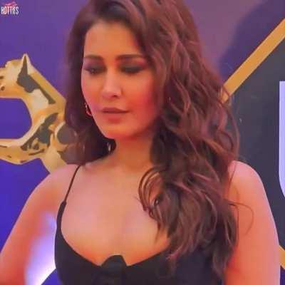 So This is a Trend now. Being a Sati Savitri Sanskari in South but then turn into a Cumslut in North. Pig Face Slut Raashi Raand Khanna ready to gain some more Hindi Films and Auditions after Displaying everyone her Titjob worthy Tits.