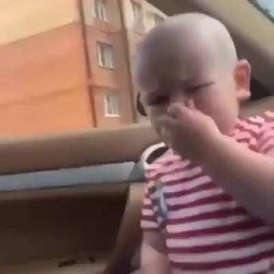 Haha. Making your child cry is just sooooo funny.