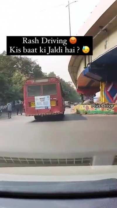 Weaving through traffic at high speed 