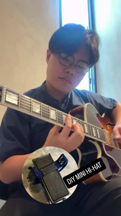 Just Friends (Solo Guitar + DIY Hi-Hat from foot stool & trambourine)