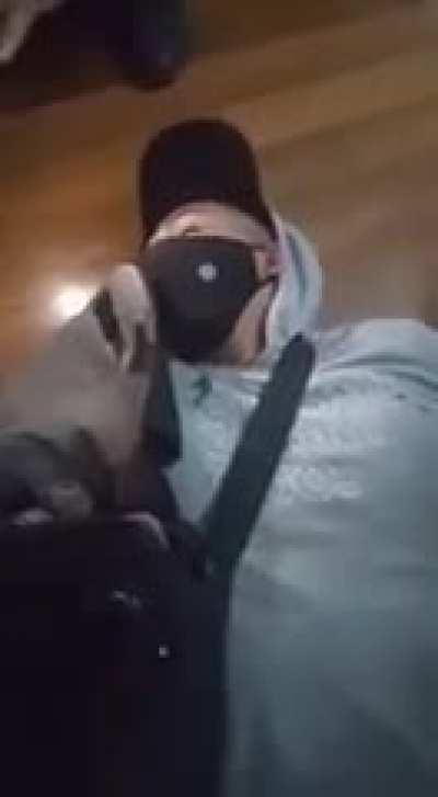 Aftermath of a Home invasion gone right, 3 thieves broke in armed with knives and a gun, homeowner has one of his own and uses it