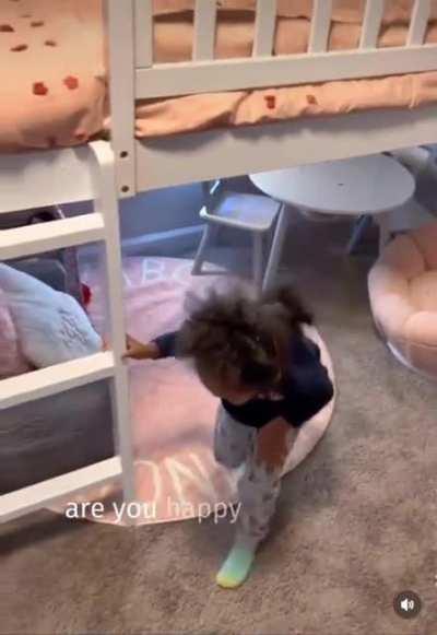 3 yr old wanted a big girl room from Santa