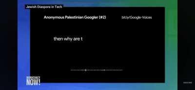Current Palestinian Googlers against project Nimbus testimony