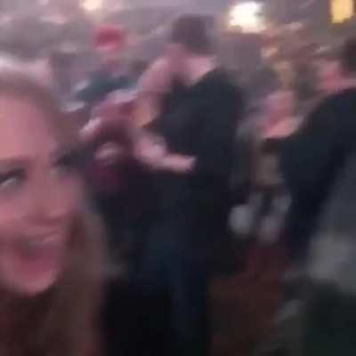 HMC while I pull out two hidden drinks outta my boobs