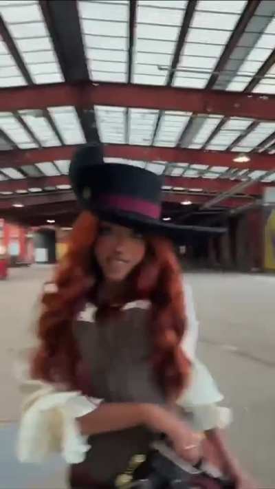 Looking breathtaking for Halloween