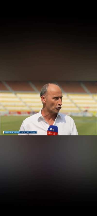 Stop the cap, off all the People Bloody hell, Did Nasser Hussain just Say 