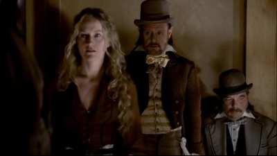 Blowjob motion in Deadwood S02E06