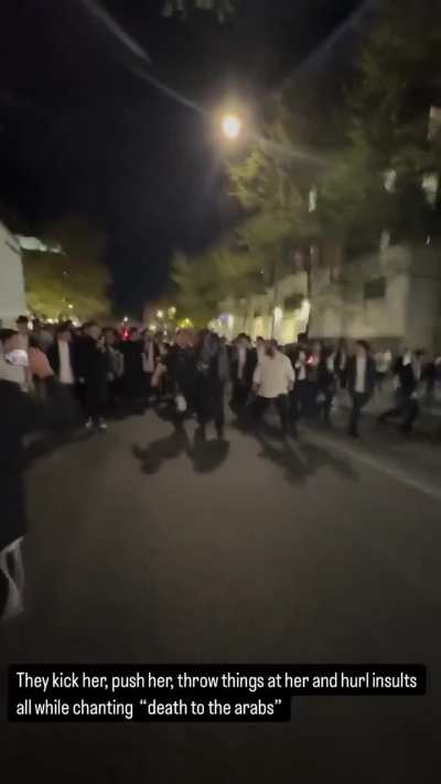 ZI0NISTS in NYC yelling “D€ATH TO ARABS” and hitting woman