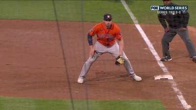 [Highlight] [Highlight] Mancini makes a nice pick at first to end the inning and keep the lead for the Astros