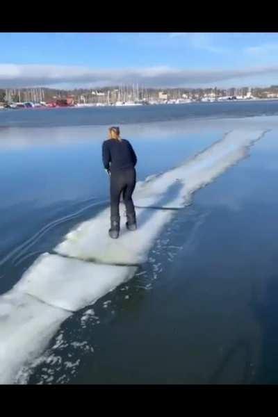 No turning back. We must cross the Ice Bridge, Onward to sunrise! In a race against time.